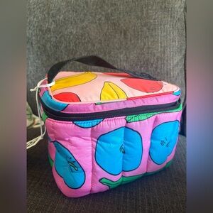 Baggu Puffy Insulated Lunch Bag Apples and Bananas